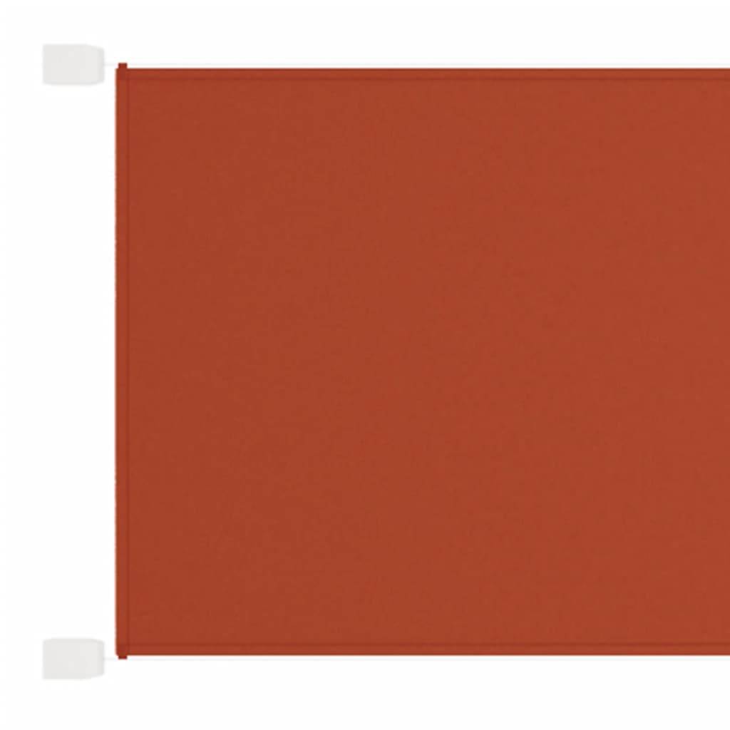 Helloshop26 - Auvent vertical 100x420 cm tissu oxford orange - Imagen 1