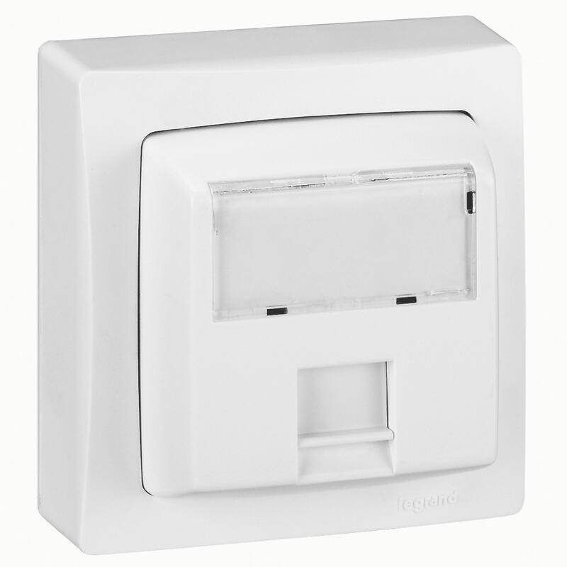 Legrand - Prise RJ45 ASL FTP saillie blanc catégorie 6 - LEGRAND - 086047