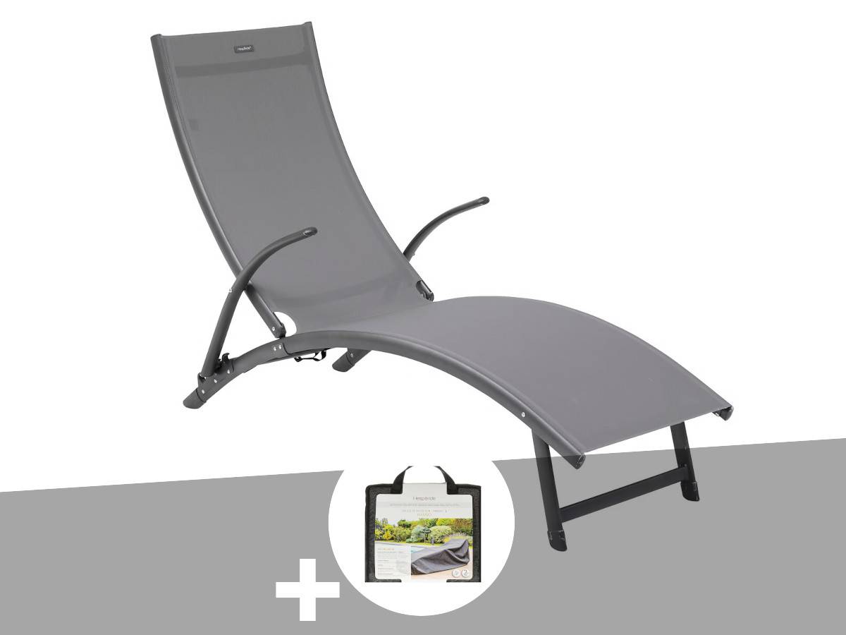 Hesperide - Transat en texaline Samba Graphite + Housse - Hespéride - Imagen 1