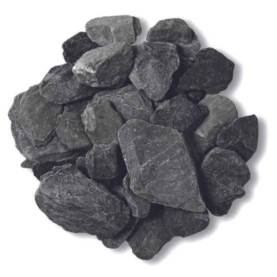 Jardinex - Paillage ardoise 30/60 mm (Filet de 25 kg) - Noir - Jardinex - Imagen 1