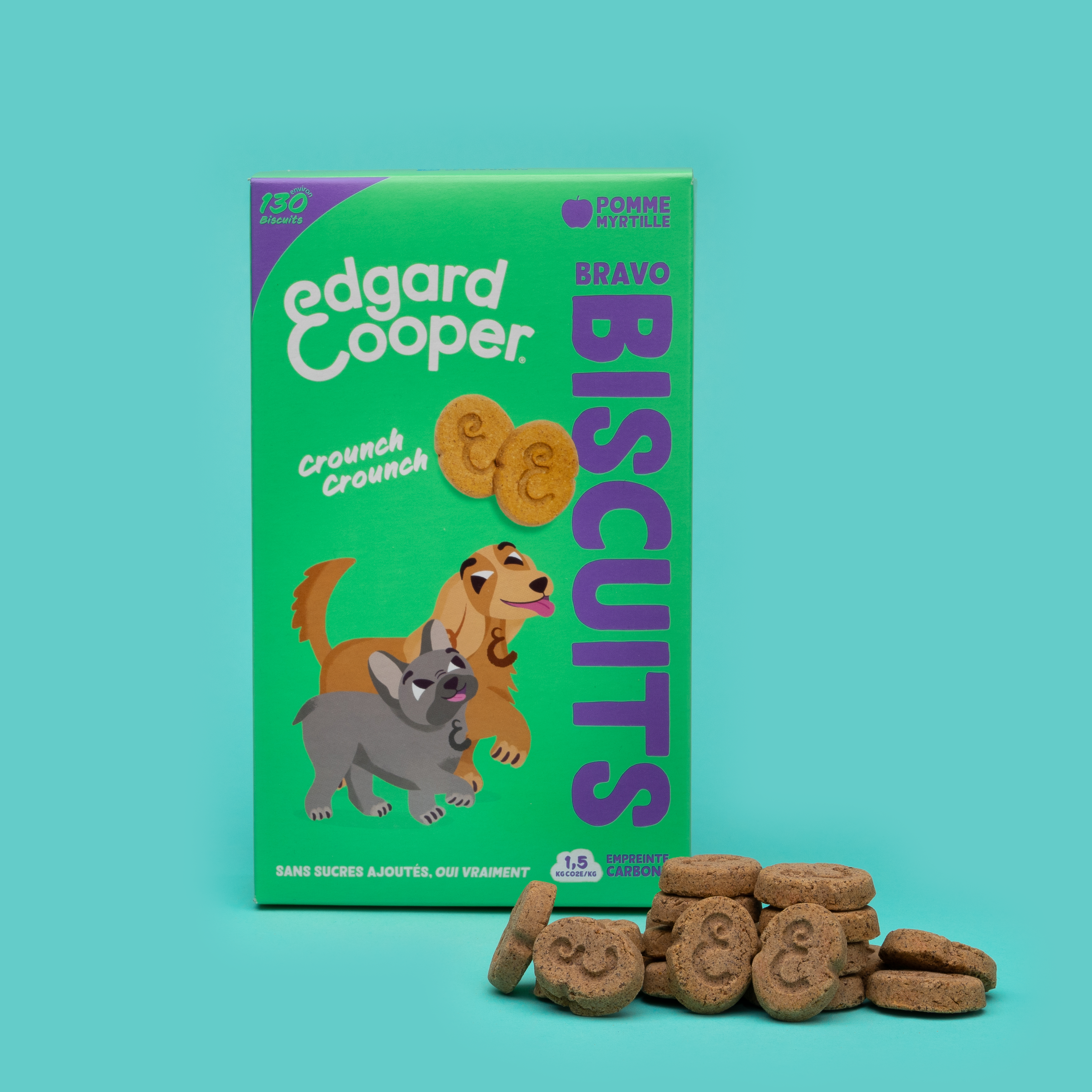Edgard & Cooper - Edgard Cooper - Biscuits Pomme & Myrtilles pour Chien - Imagen 2