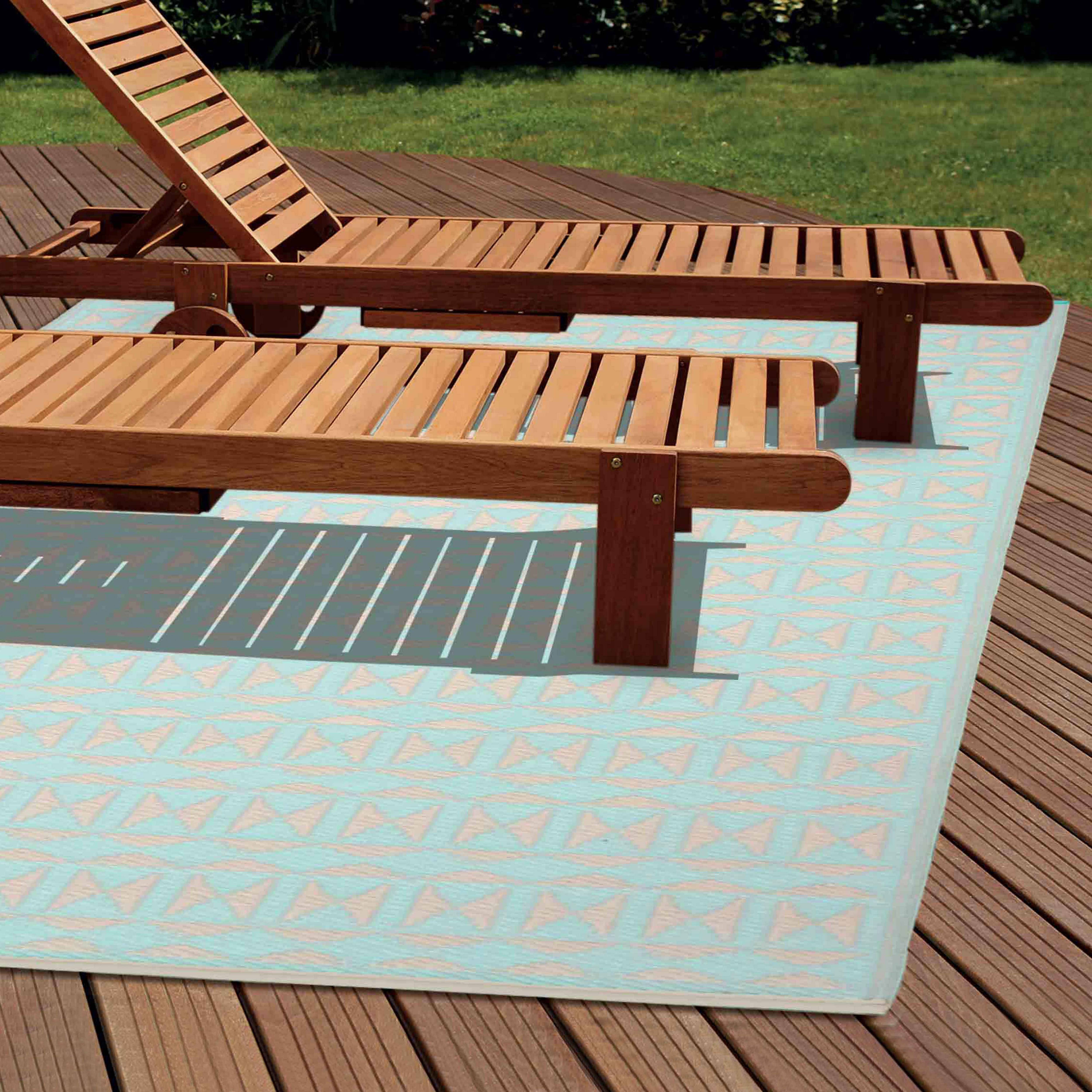 Oviala - Tapis d'extérieur en polypropylène 180 x 120 cm - Oviala - Imagen 3