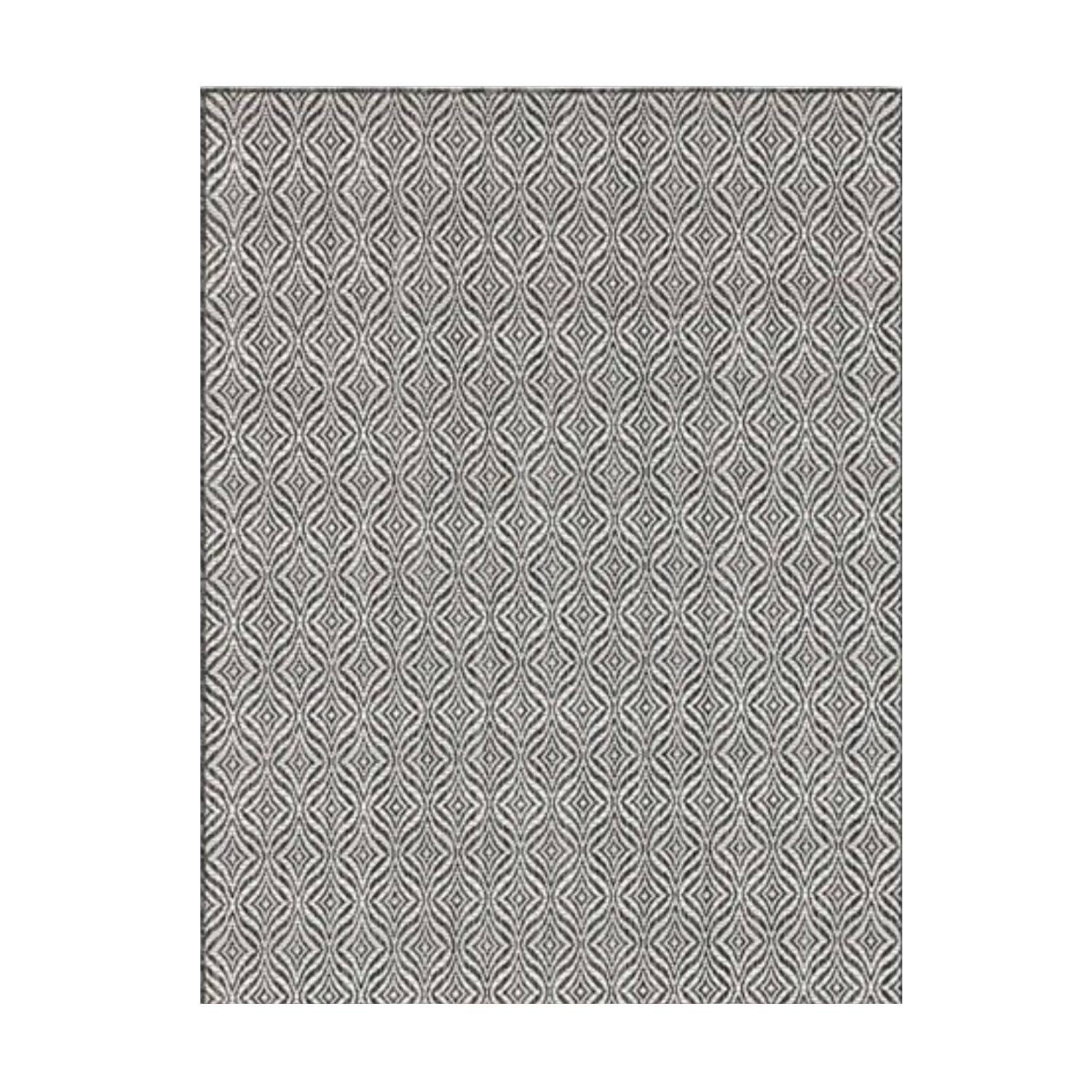 Autre - Tapis carré intérieur et extérieur noir 200x200cm - Imagen 1