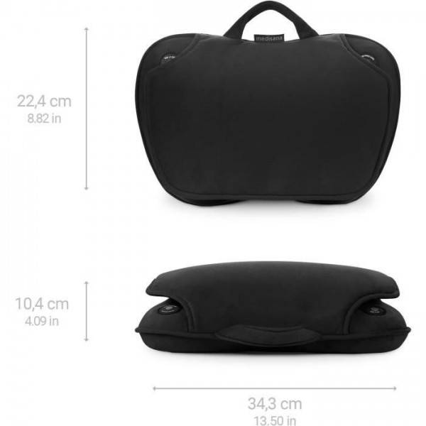 MEDISANA MC 850 - Coussin de massage Shiatsu épaules, dos, jambes et cou - 2 vitesses - Fonction chaleur - Rembourrage flexible - Image 1