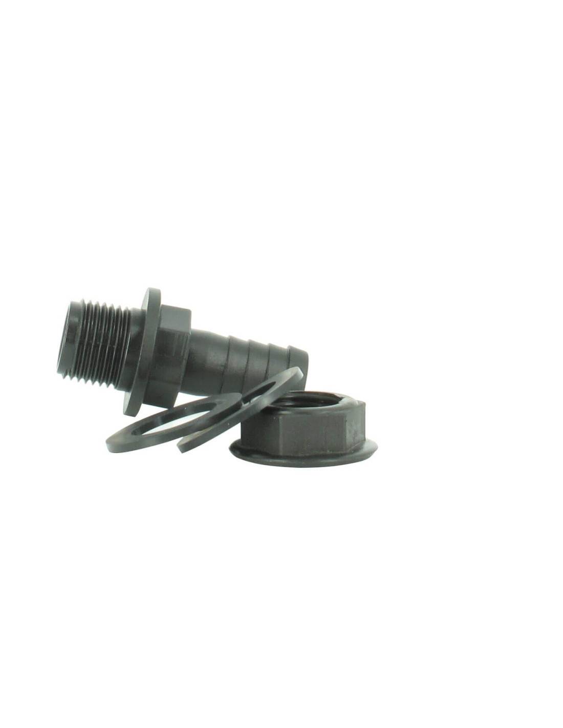 Trop-plein cuve eau 1000L - Embout droit Diamètre 15 mm - Image 1