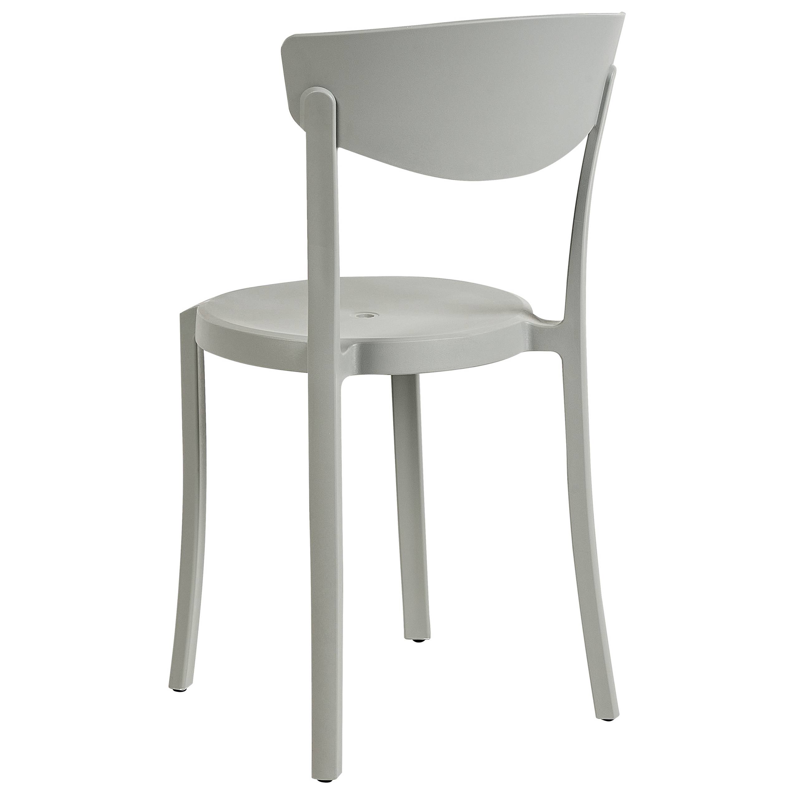 Beliani - Chaise de salle à manger Matière synthétique Gris clair VIESTE Beliani - Imagen 6