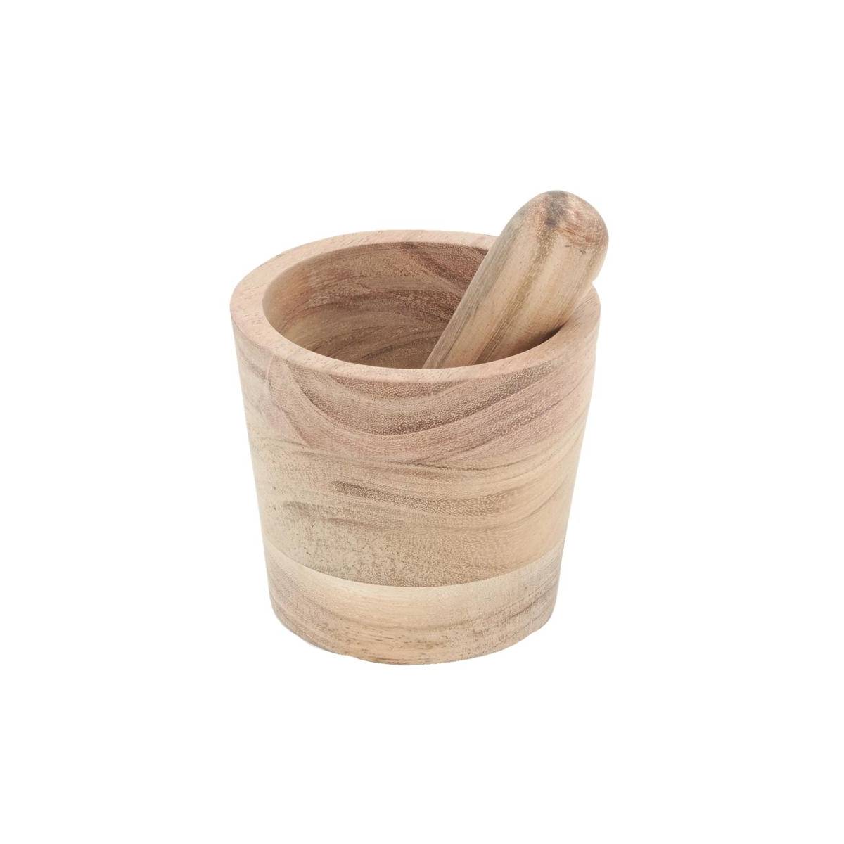 Aubry Gaspard - Mortier et pilon en bois d'acacia - Imagen 1