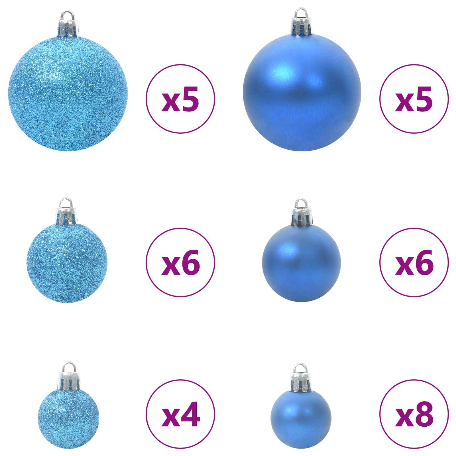 Vidaxl - Sapin de Noël artificiel avec 150 LED Blanc 150 cm PVC et Acier vidaXL 3426655 - Image 8