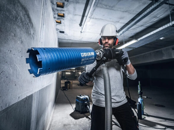 Carotteuse portative à percussion CBS30F D.252mm pour béton armé DIAM - CB-S30F - Imagen 2