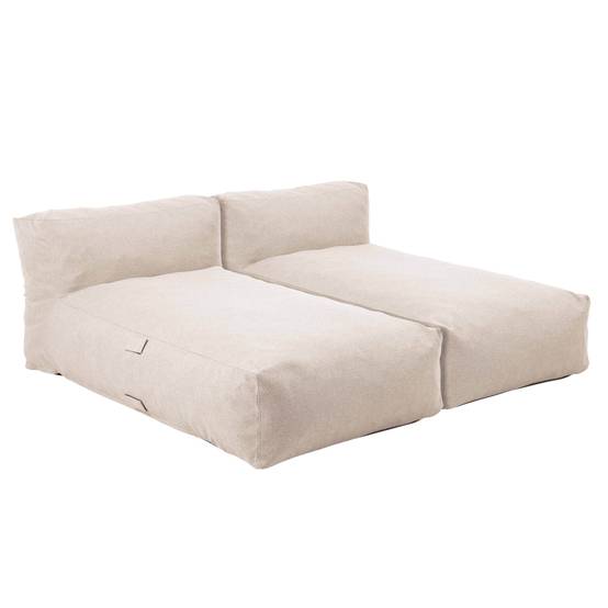 Oviala - Salon de jardin modulable avec 2 méridiennes beige Mixi - Oviala - Image 2