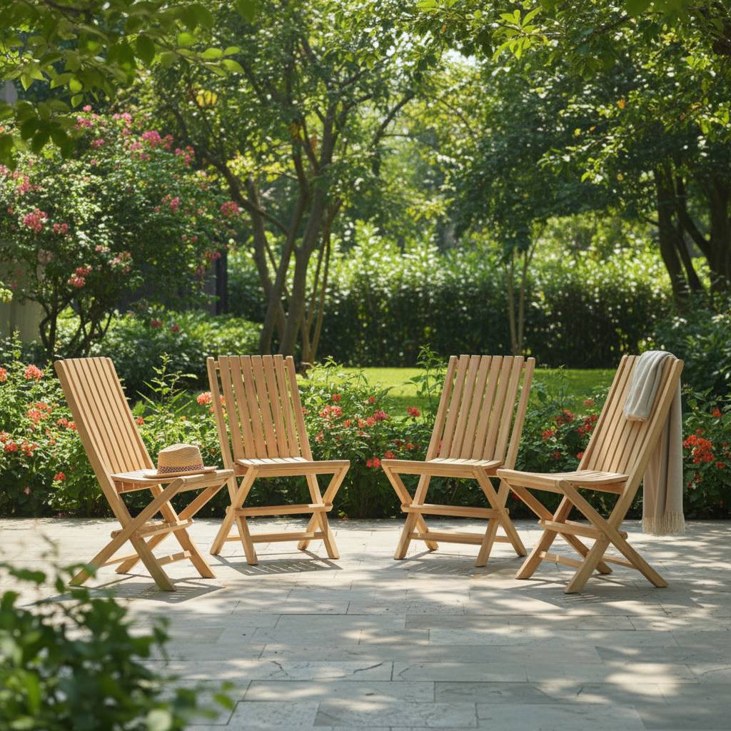 Teck'Attitude - Salon de jardin teck massif Minestrone, 8 places - TECK'Attitude - Imagen 6