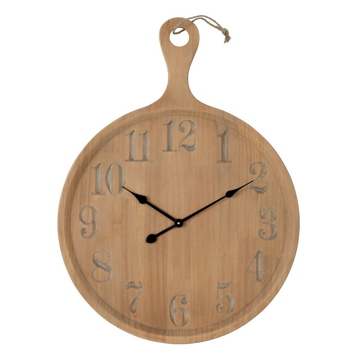 Horloge Murale en Bois "Planche" 88cm Naturel - Image 1