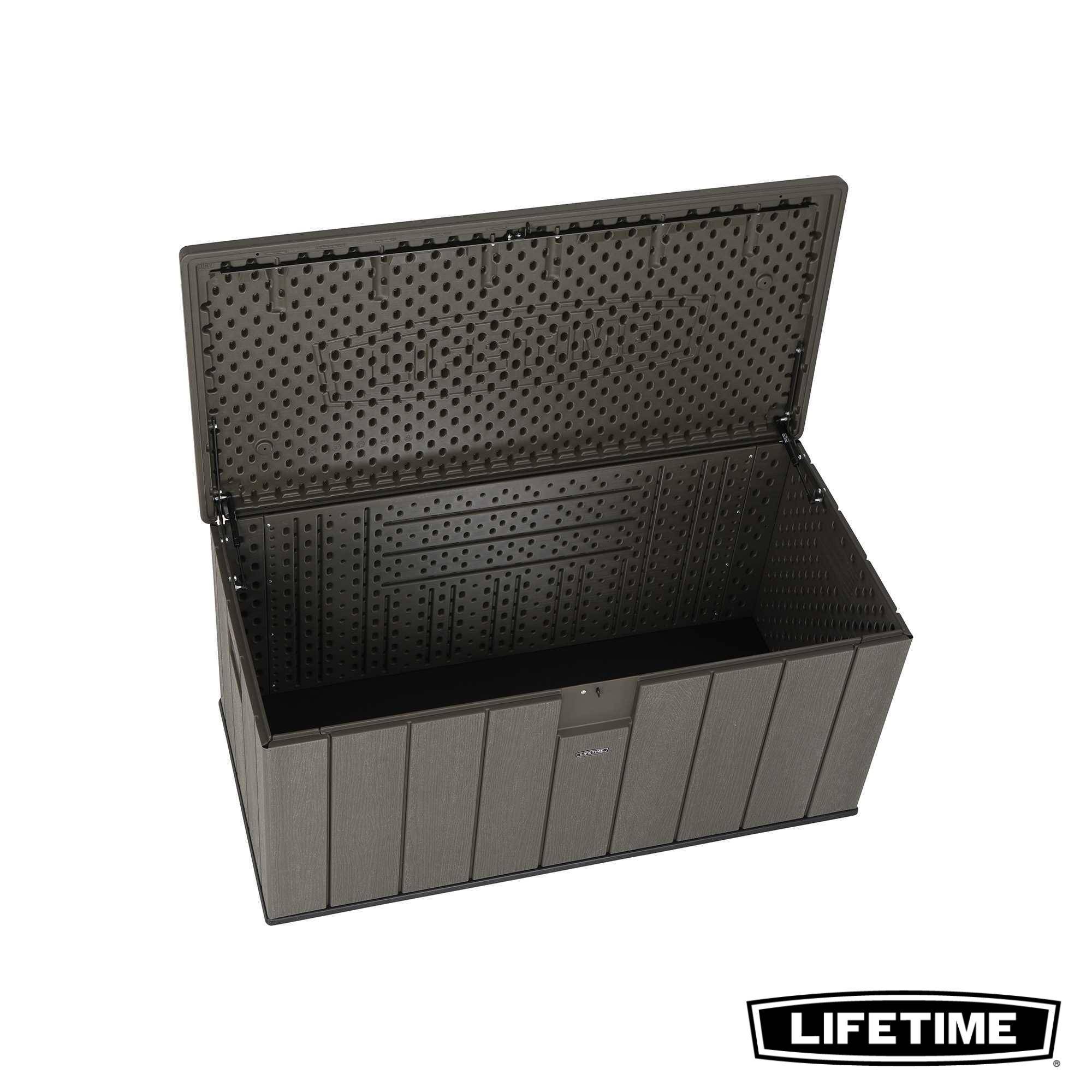 Lifetime - Coffre de rangement d'exterieur résine verrouillable 567L LIFETIME #60215 - Image 3