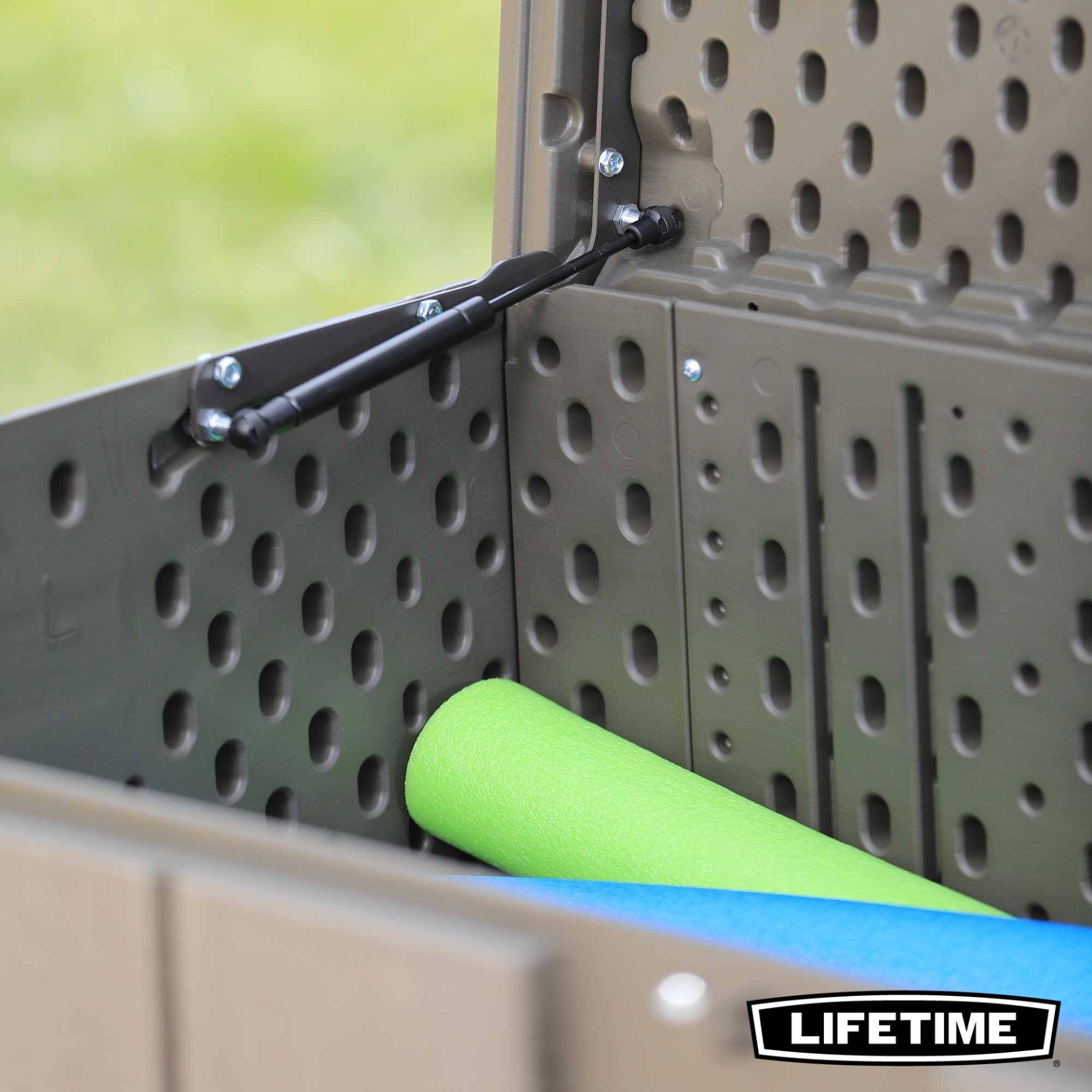 Lifetime - Coffre de rangement d'exterieur résine verrouillable 567L LIFETIME #60215 - Image 6