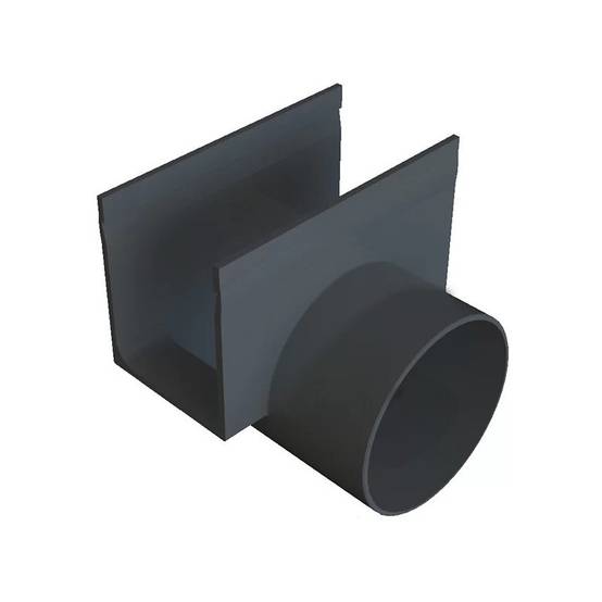 Accessoires pour caniveaux Slimline - ACO - Sortie latérale de Ø 80 mm