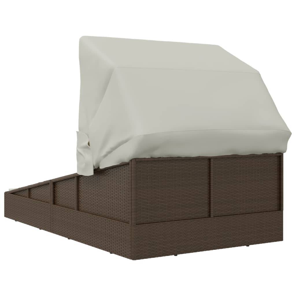 Prolenta Premium - Chaise longue pliante/transat Kaldor Blanc 200 X 114 X 128 cm - P87210B - Image 5
