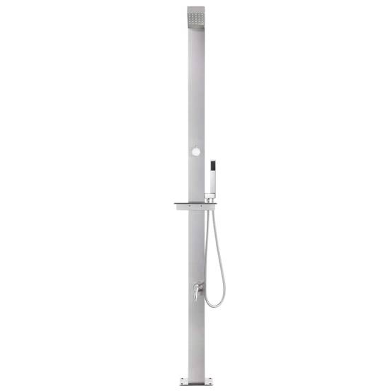 Douche d'extérieur - Douche de jardin 220 cm Acier inoxydable MP356 - Image 3