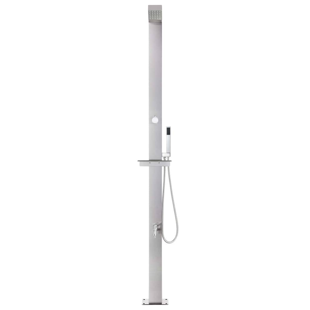 Douche d'extérieur - Douche de jardin 220 cm Acier inoxydable MP356 - Image 3