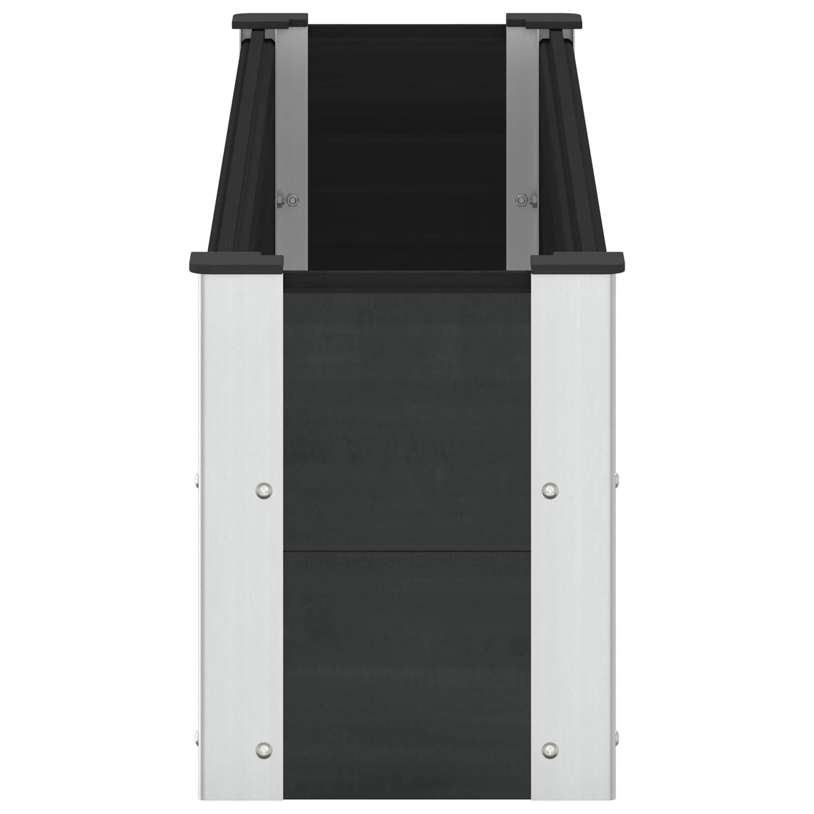 Prolenta Premium - Jardinière aluminium noir 150 x 30 x 36 cm - Prolenta premium p364.5 - Image 4