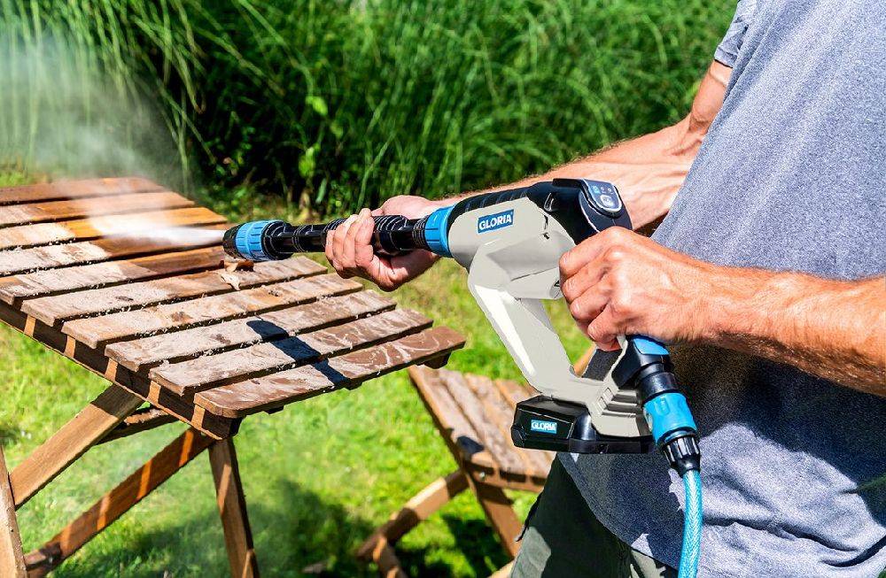 Gloria - Nettoyeur à pression autonome et portable Multijet 18V avec batterie Gloria - Imagen 2