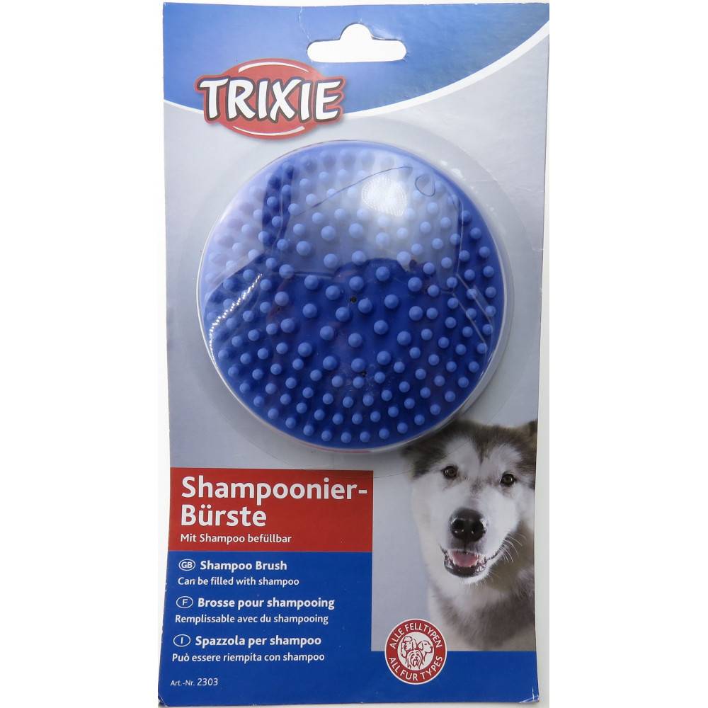 Trixie - Brosse à shampoing pour chien - Imagen 1
