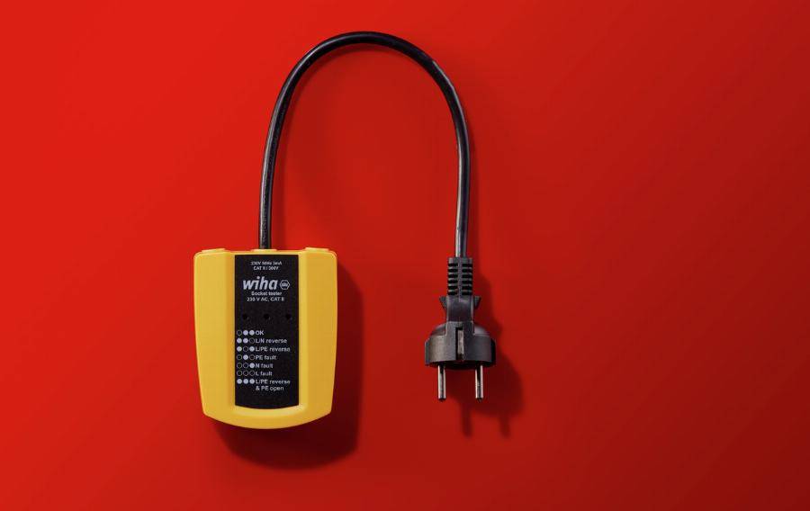 Testeur de prises de courant WIHA 230 V AC Cat. II - 45220 - Imagen 4