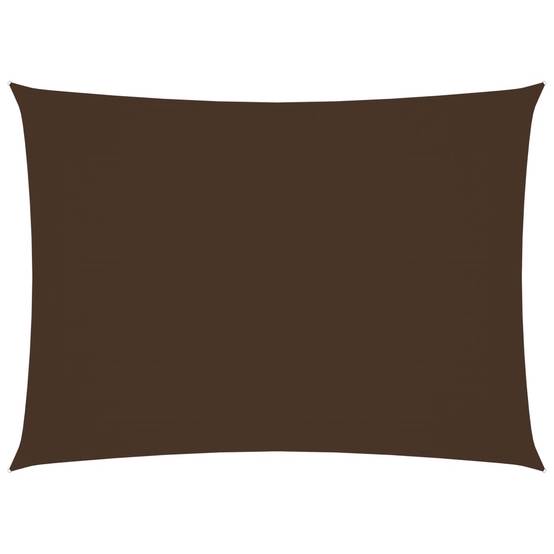 Helloshop26 - Voile toile d'ombrage parasol tissu oxford rectangulaire 6 x 7 m marron - Imagen 1
