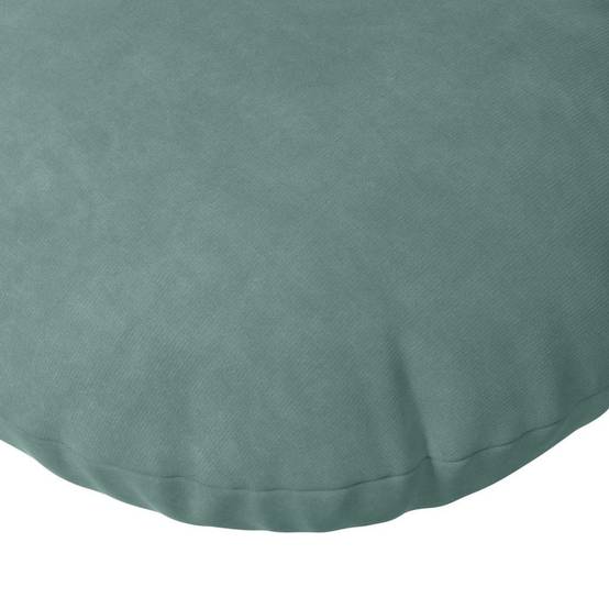 Lot de 2 Coussins de Siège Ronds Velours Décoratif Déhoussable pour Salon Vert Mer Ø 40 x 13 cm – ComfortXL Outdoor Living - Image 7