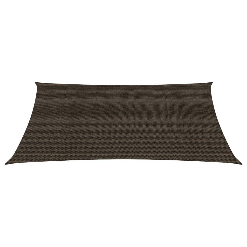 Helloshop26 - Voile d'ombrage 160 g/m² marron 2,5 x 4,5 m pehd - Imagen 2