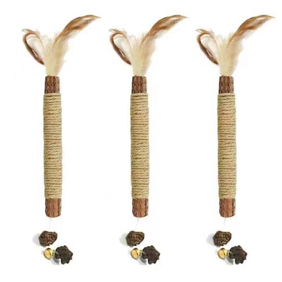 IntiMeg - Bâton de dentition pour chat Feather Bell IntiMeg - Image 1