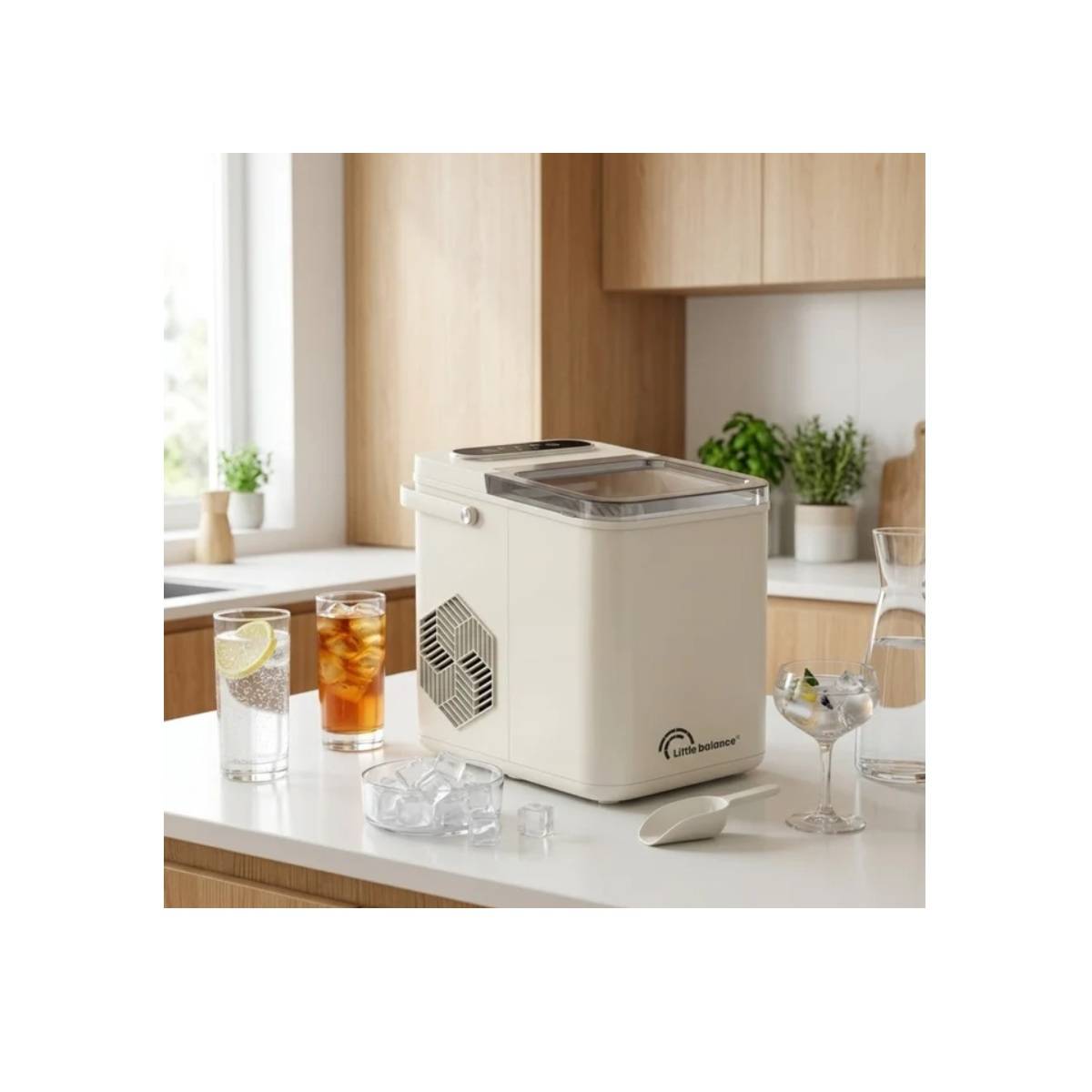Machine à glaçons 170w 10 à 12kg/24h blanc 3042 Little Balance - Image 2