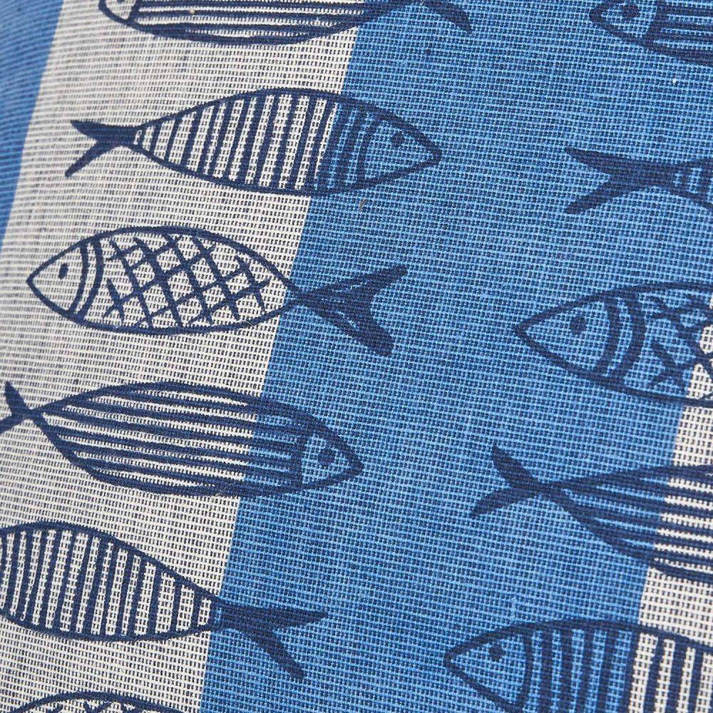 Batela - Coussin en coton Sea 45 x 45 cm Poissons Batela - Imagen 4