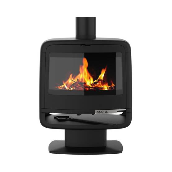 Supra - Poêle à bois PAUL SUR PIED 10KW en fonte - étanche - eco design Supra - Image 2