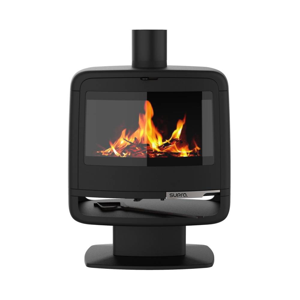 Supra - Poêle à bois PAUL SUR PIED 10KW en fonte - étanche - eco design Supra - Image 2