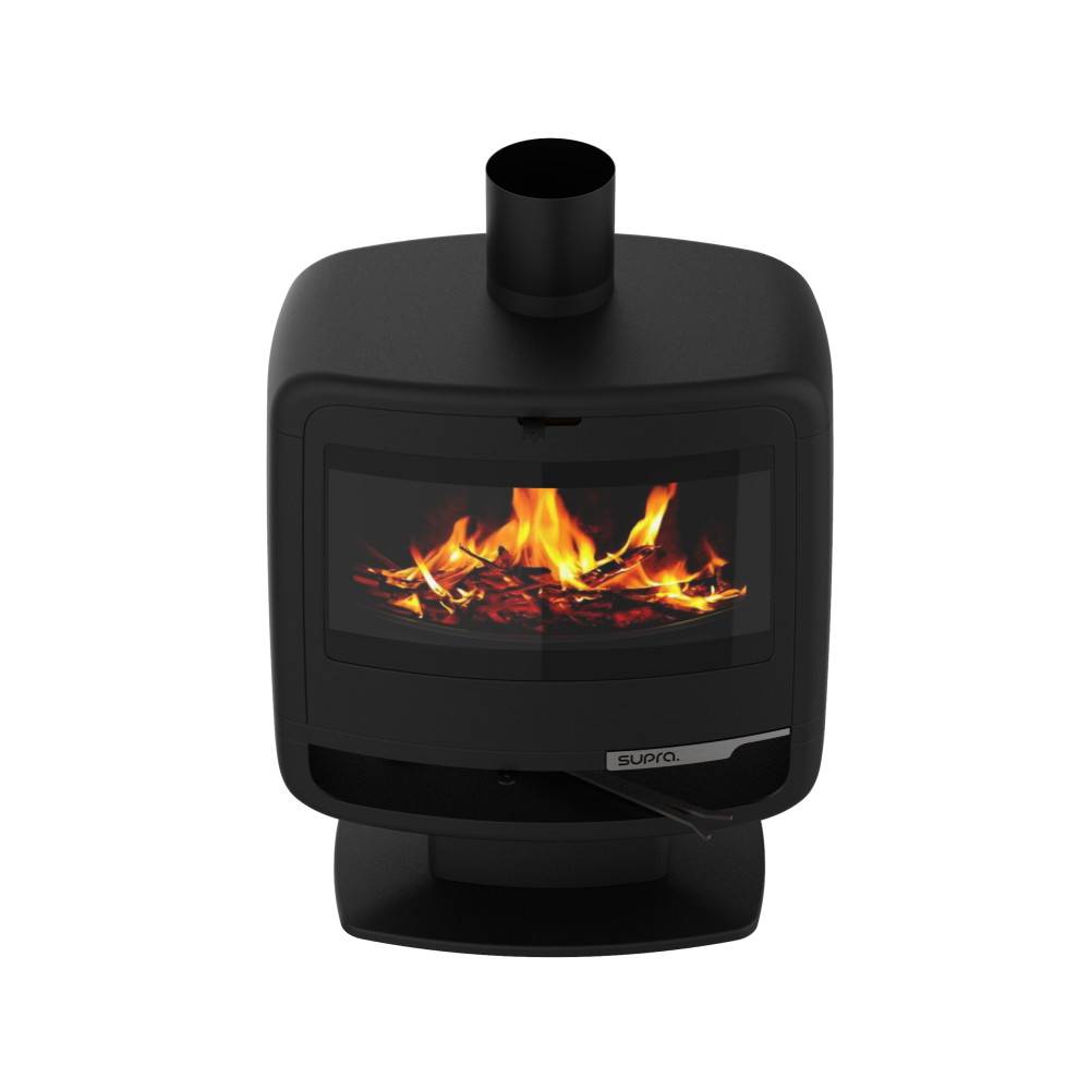 Supra - Poêle à bois PAUL SUR PIED 10KW en fonte - étanche - eco design Supra - Image 3