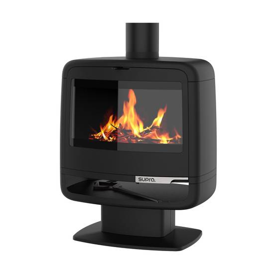 Supra - Poêle à bois PAUL SUR PIED 10KW en fonte - étanche - eco design Supra - Image 1