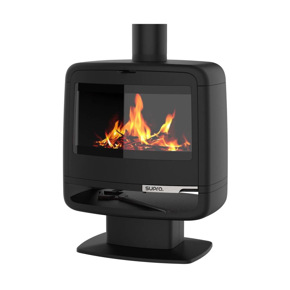 Supra - Poêle à bois PAUL SUR PIED 10KW en fonte - étanche - eco design Supra - Image 1