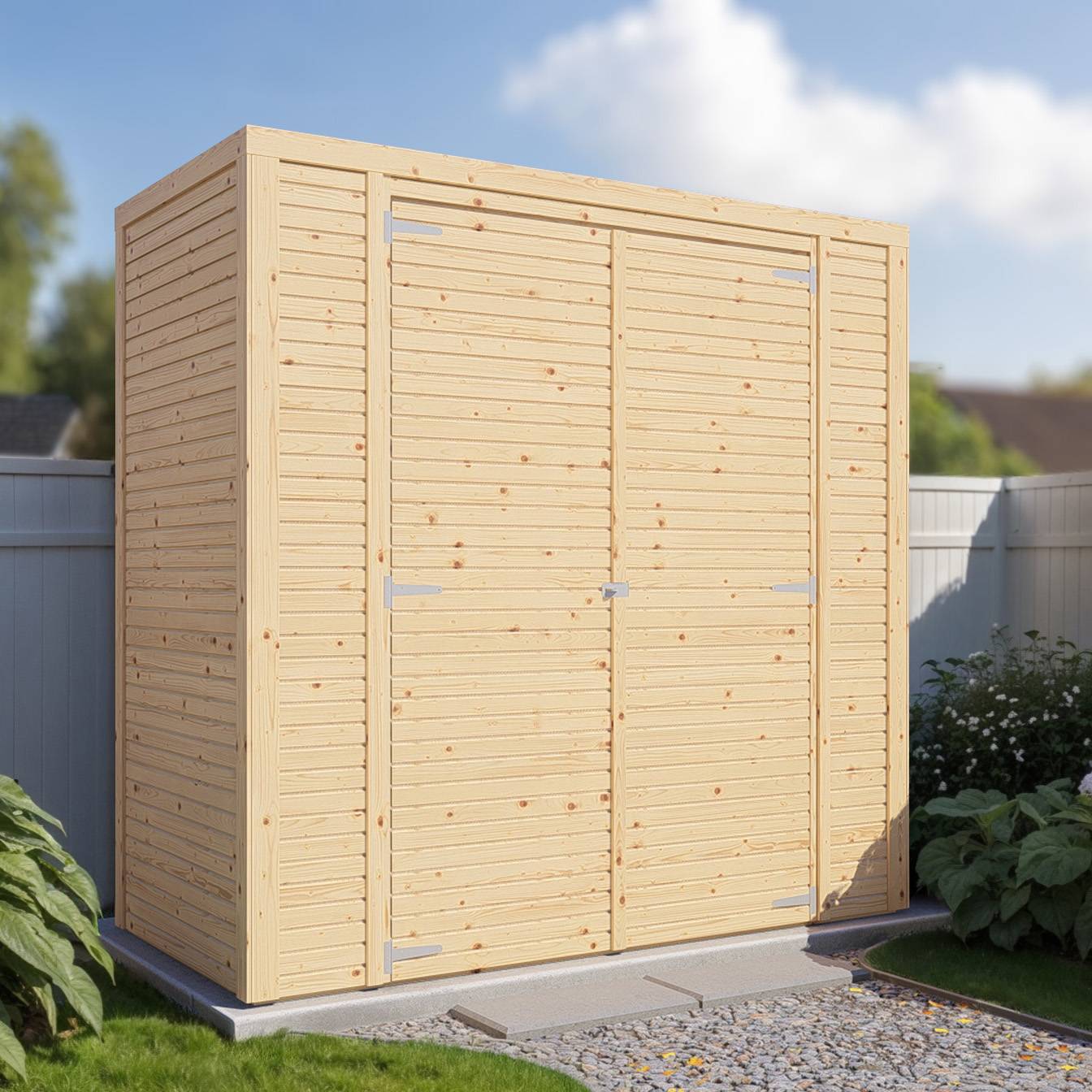 Abri de jardin bois Bertilo Fineline 18mm 2,13m² - Image 1