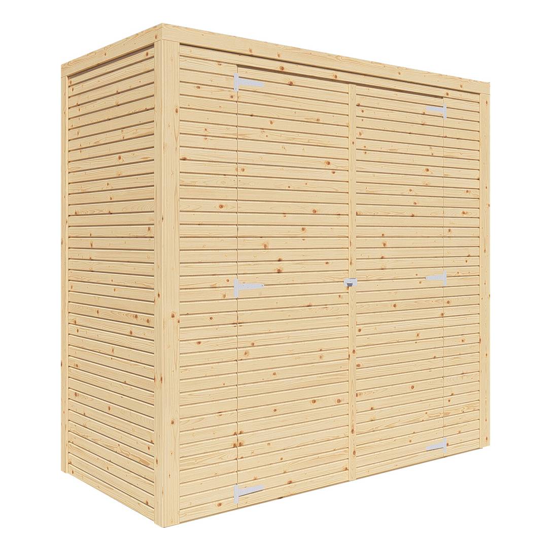 Abri de jardin bois Bertilo Fineline 18mm 2,13m² - Image 2