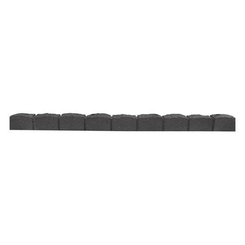Ribimex - Bordure de jardin grise 120x7x8cm - Image 1
