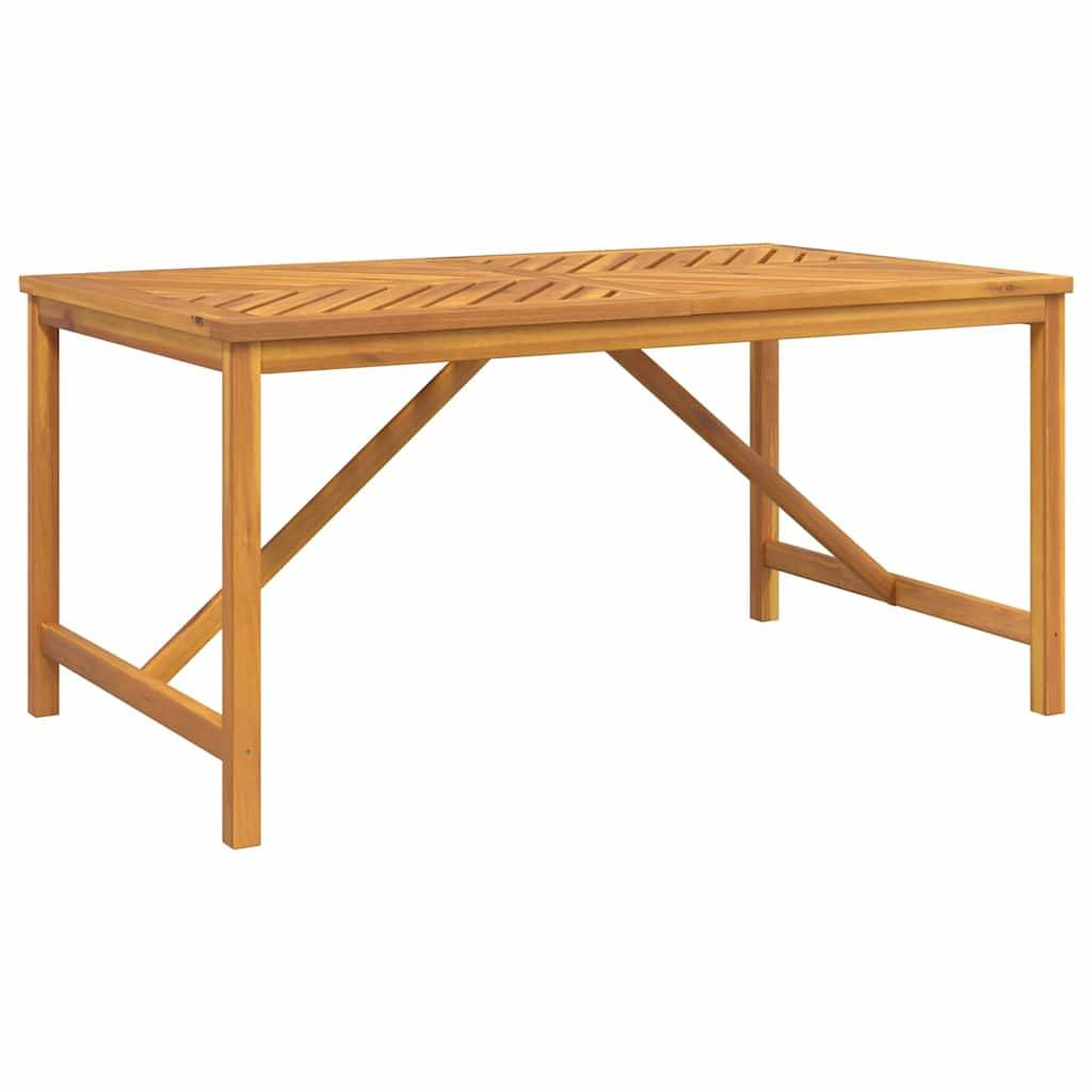 Ensemble de salle à manger jardin bois d'acacia massif huilé marron 150 x 90 x 74 cm (5 pièces), Poids :69.4kg - PANGIVO - Image 7