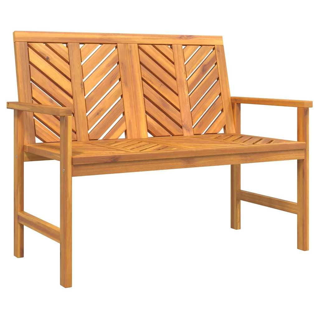 Ensemble de salle à manger jardin bois d'acacia massif huilé marron 150 x 90 x 74 cm (5 pièces), Poids :69.4kg - PANGIVO - Image 6
