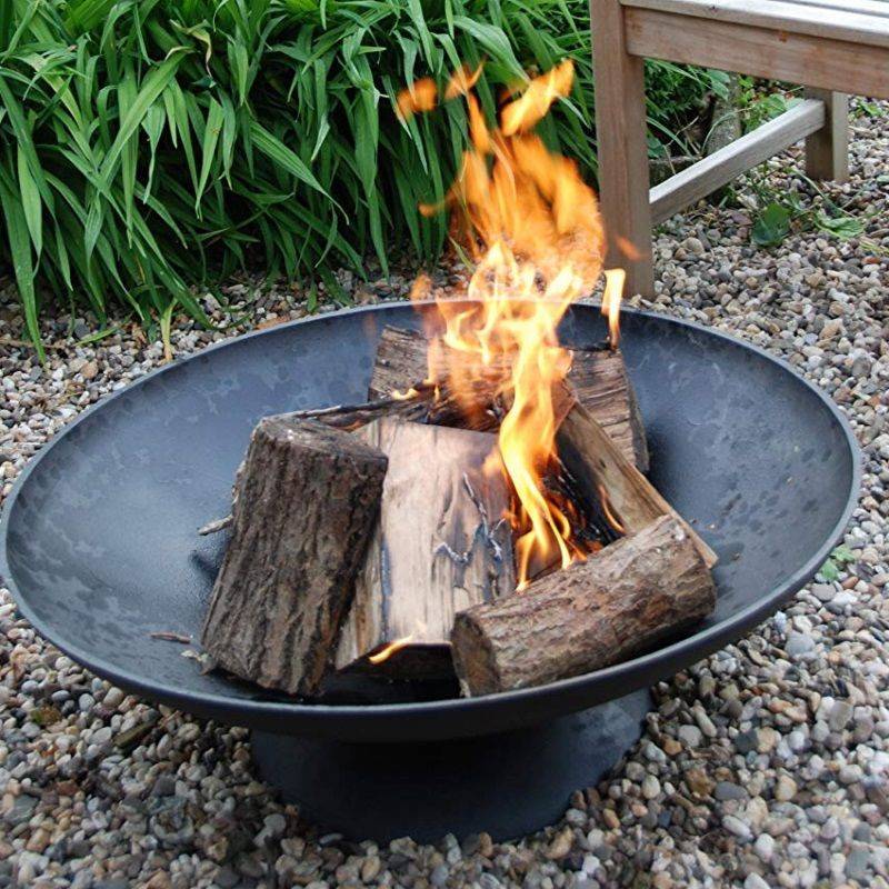 Esschert Design - Hogar de fuego M - Brasero de jardín de hierro fundido - Imagen 3