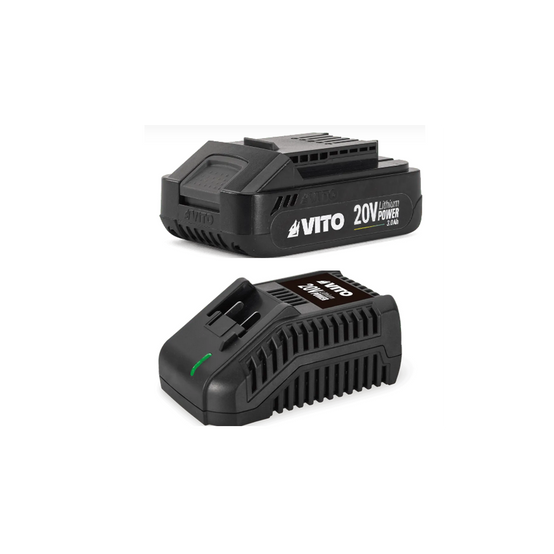 Mini tronçonneuse sans fil 20V + Batterie lithium 2Ah + Chargeur Mini scie électrique sans fil VITO - Imagen 2