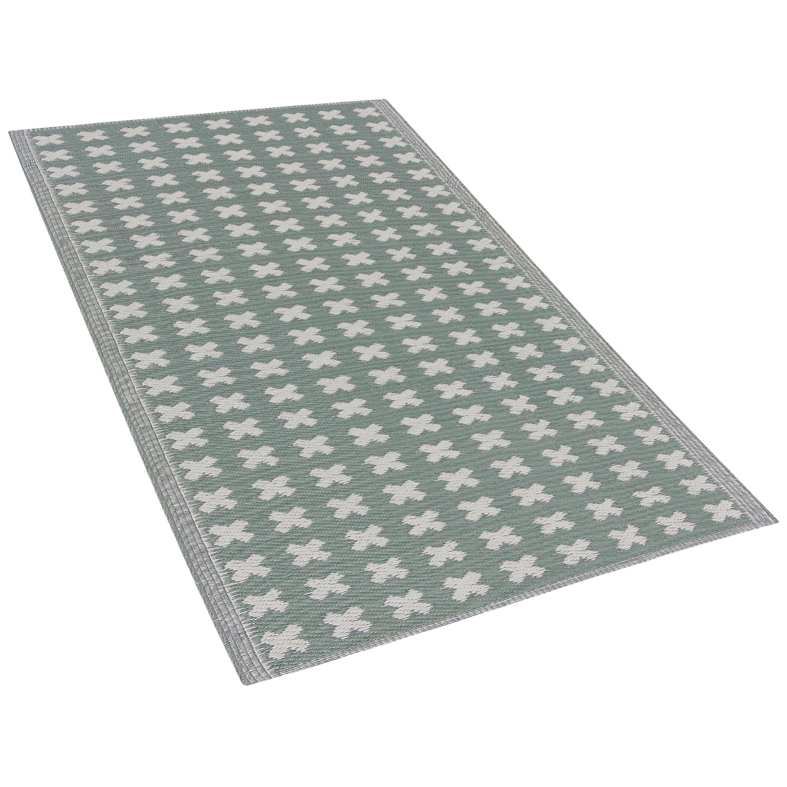 Beliani - Tapis d'extérieur Polypropylène Vert clair ROHTAK Beliani - Imagen 3