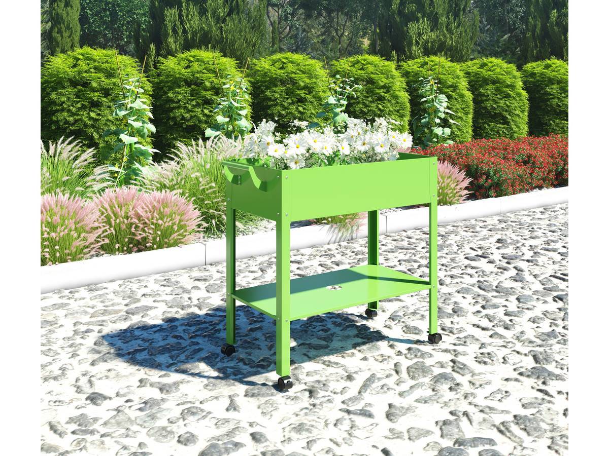 Table De Rempotage "hibiscus" - 82 X 43 X 83 Cm - Vert -habitat Et Jardin - Imagen 2
