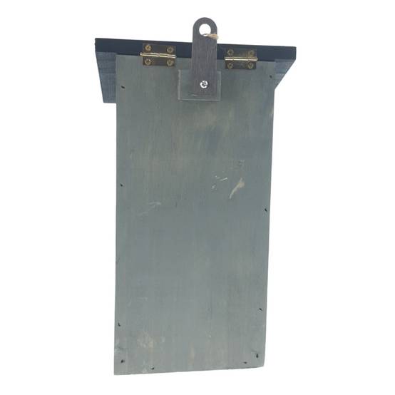Mangeoire silo Womba maison grise 25 cm pour oiseaux - Image 6