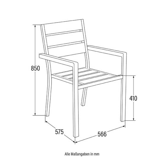 Chaise de jardin HOME DELUXE MADERA - 4 piéces - Image 9