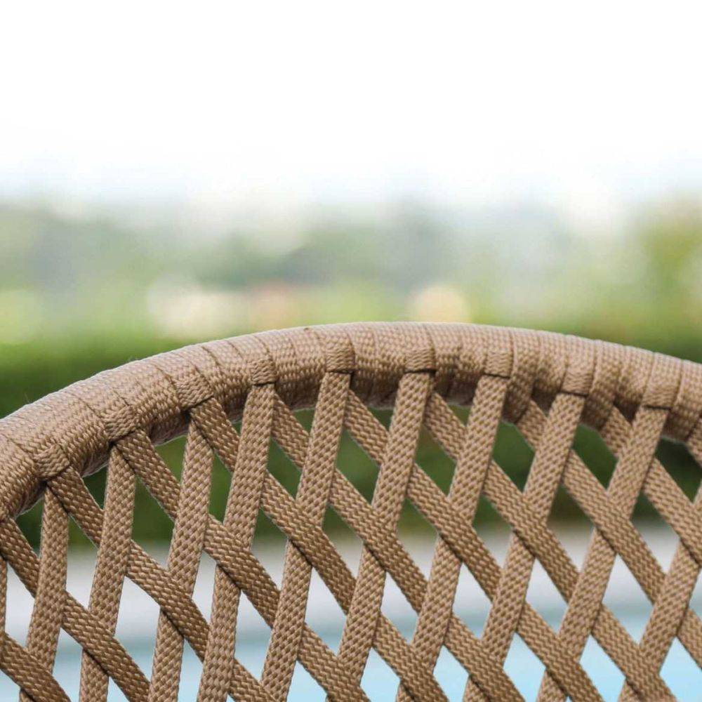 Fauteuil de jardin en aluminium et résine Capri - Imagen 3