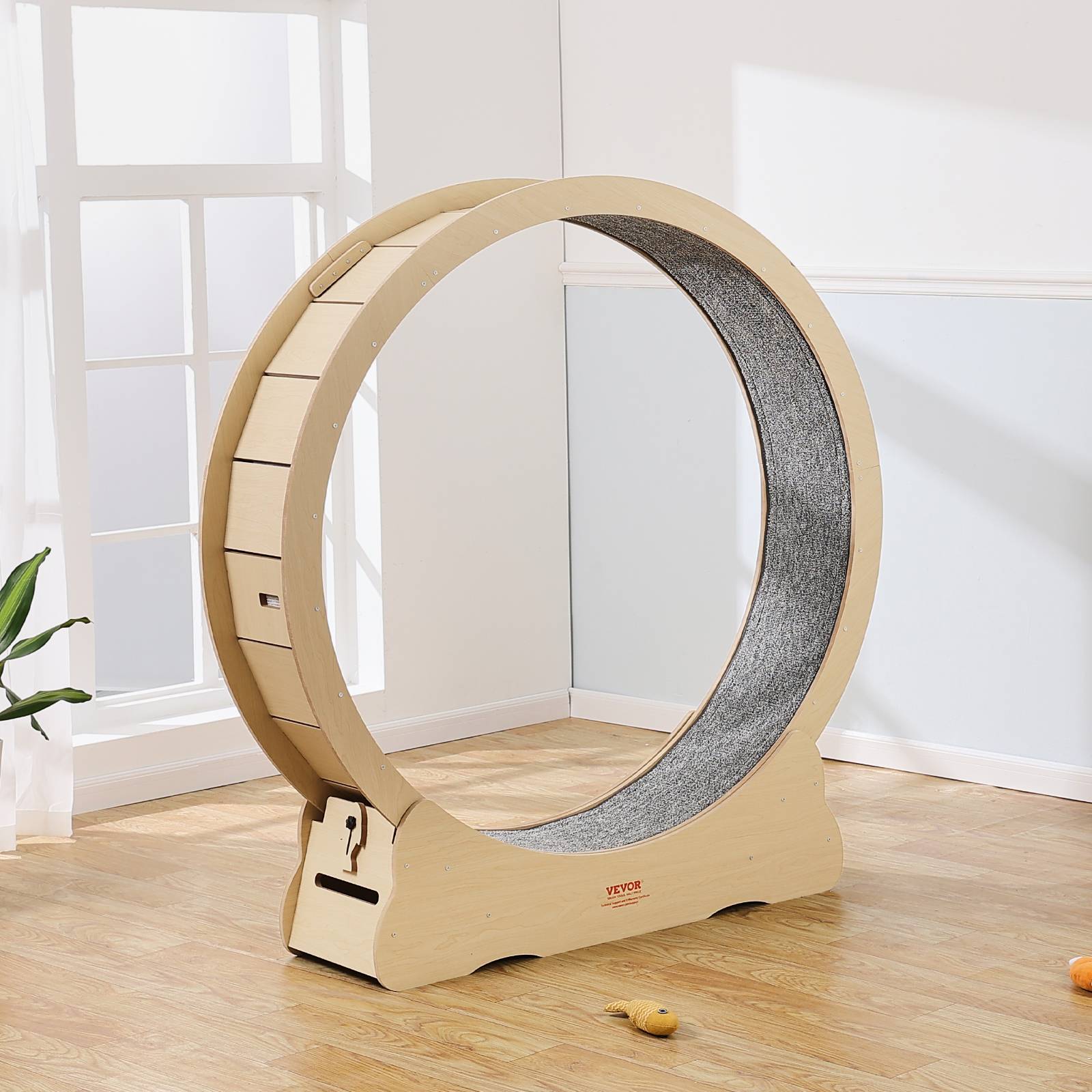 VEVOR Roue d'exercice pour chat 1320mm, tapis roulant amovible, pour course et entraînement en intérieur. - Image 8